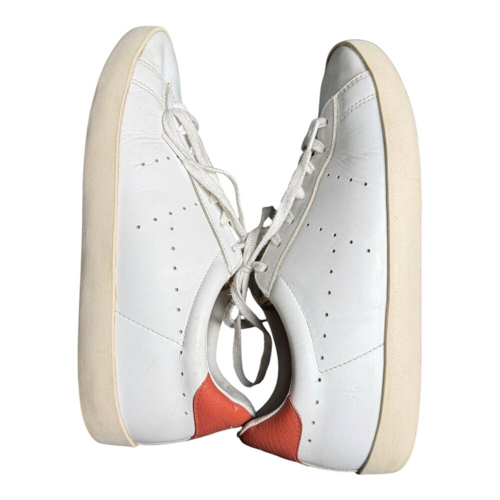 Gola Nova Safari Sneakers Size 9 White Red Leather Animal Print Retro Y2K - Picture 7 of 8
